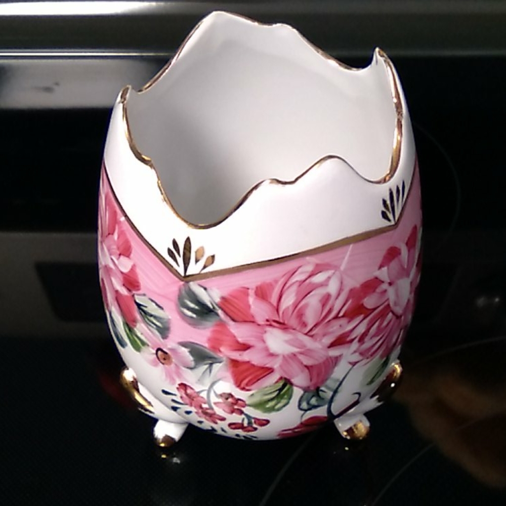 formalities by Baum bros footed vase